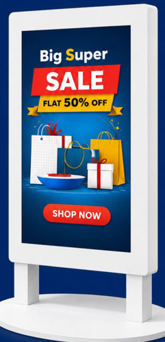 24″ Big Super Digital Standee