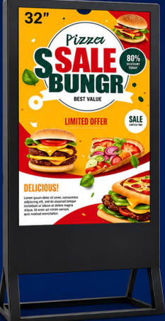 32″ A Type Digital Standee